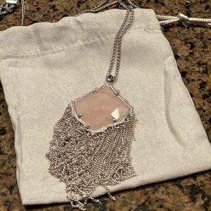 Kendra Scott Kingston Long Pendant Fringe Necklace